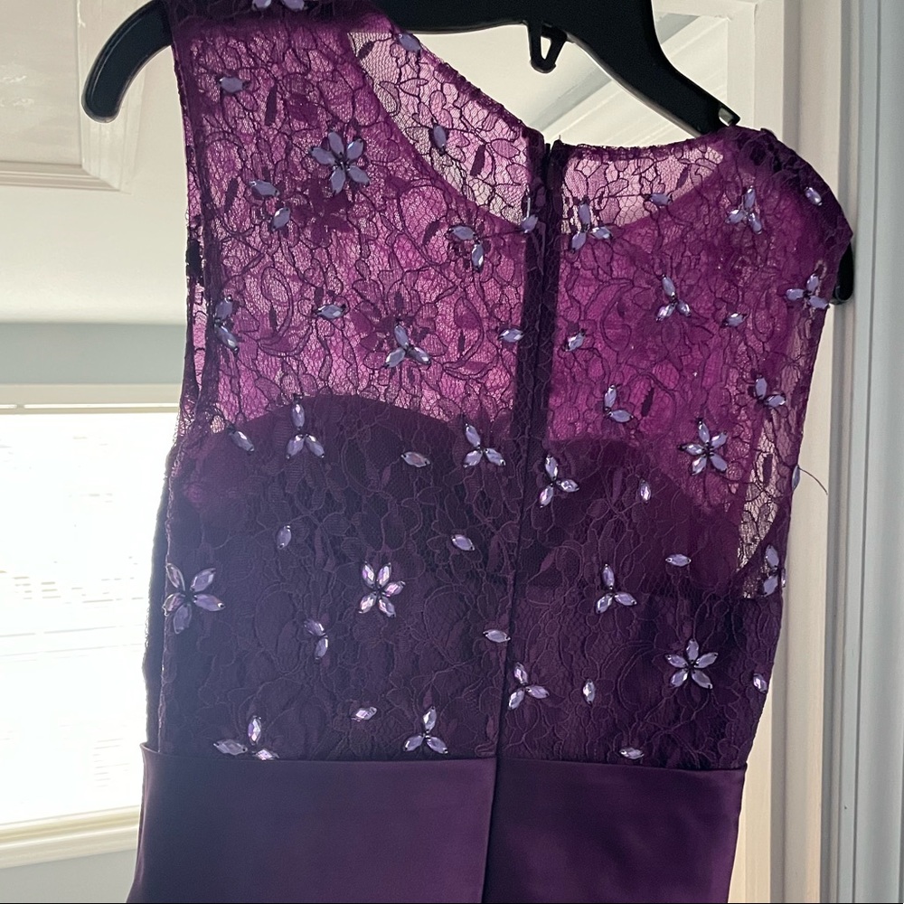 Long purple dress